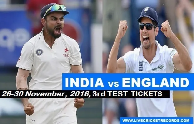 India vs England, India vs England 3rd Test, India vs England 2016, ind vs eng, IND vs ENG 3rd Test, India vs England 3rd Test Match Tickets, India vs England 3rd Test Match Tickets Online Booking, India vs England 2016 Mohali Test Tickets,