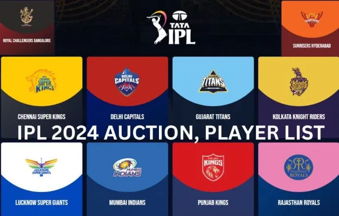 IPL 2024, Player Auction, Cricket Stars, Rising Talents, Bidding Wars, Team-Building, Season Unveiling, Cricket Excitement, Sought-After Players, Cricketing Spectacle, IPL 2024 Auction Player List
